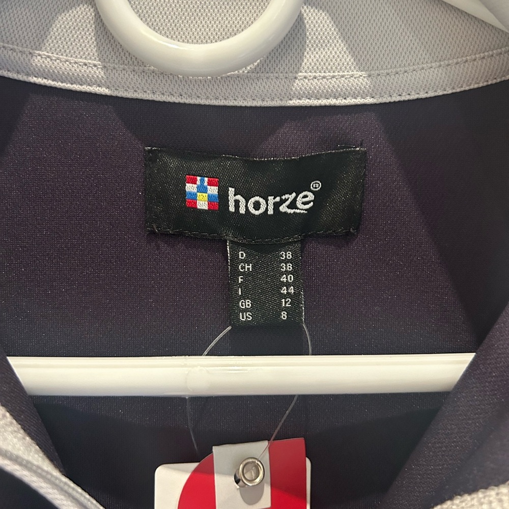 Horze Women's Purple Long Sleeve Top Zip-up - Picture 4 of 8